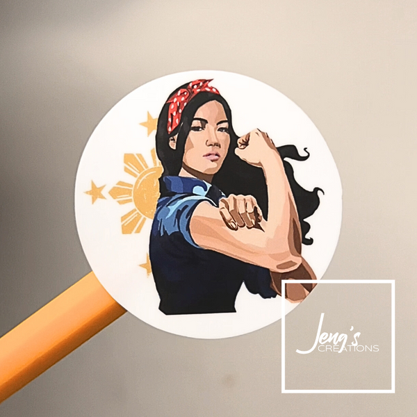 Pinay Strong Sticker